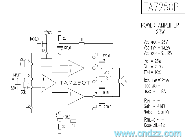 ta7252p功放电路