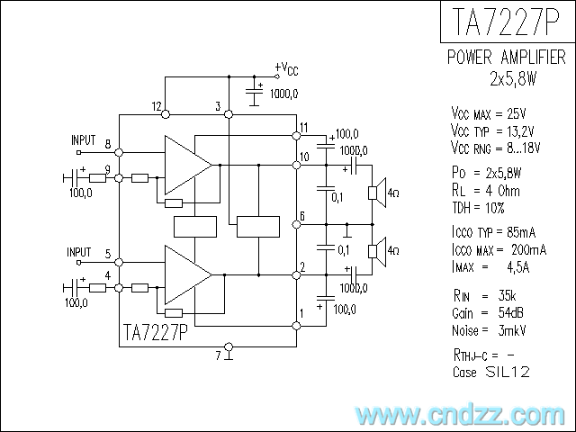 ta7227p功放电路