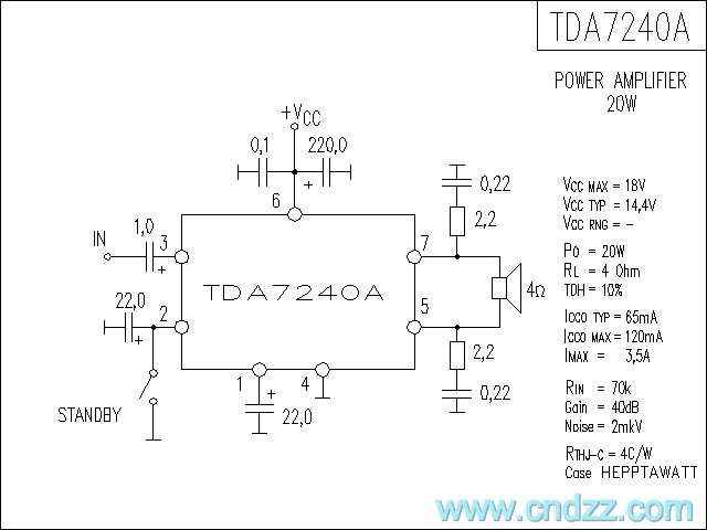 >>tda7240a功放电路