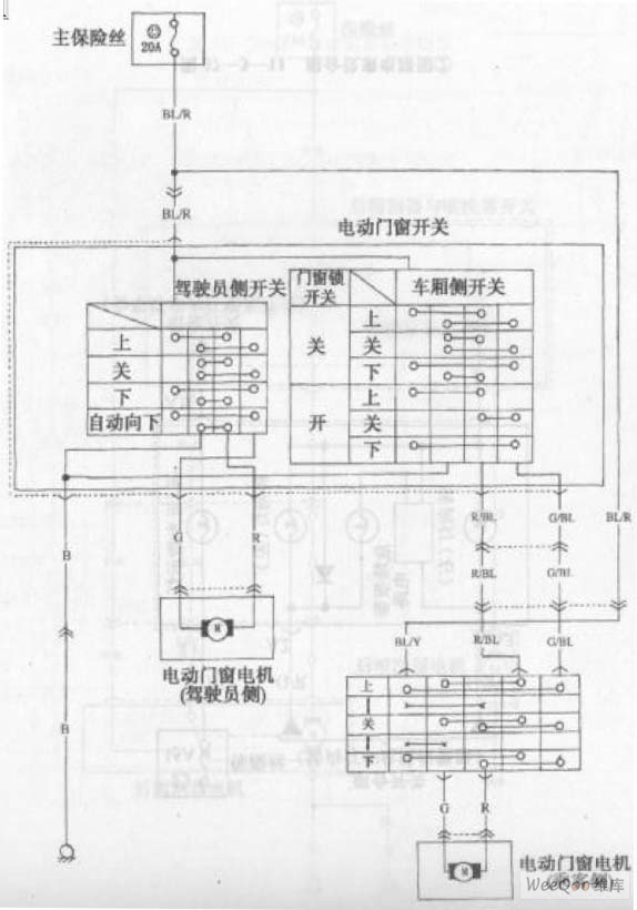 长安之星多功能车组合仪表电路图三