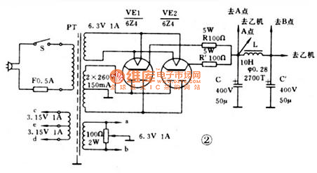 6z4胆机电路图_线性放大电路-114ic电子网