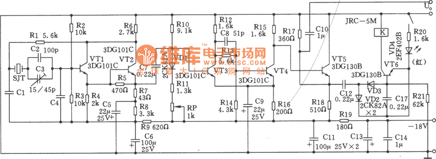 56～512khz高频振荡器电路图