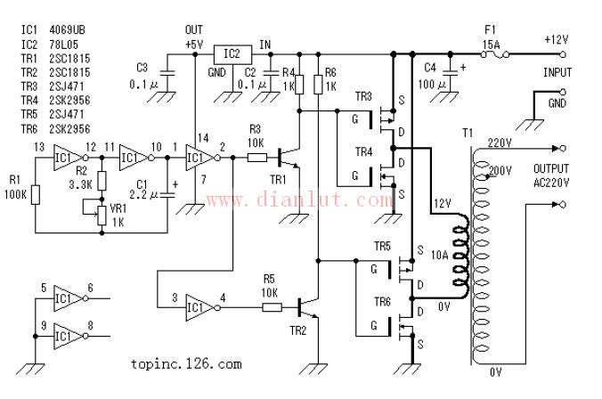 >>dc/ac逆变器原理电路