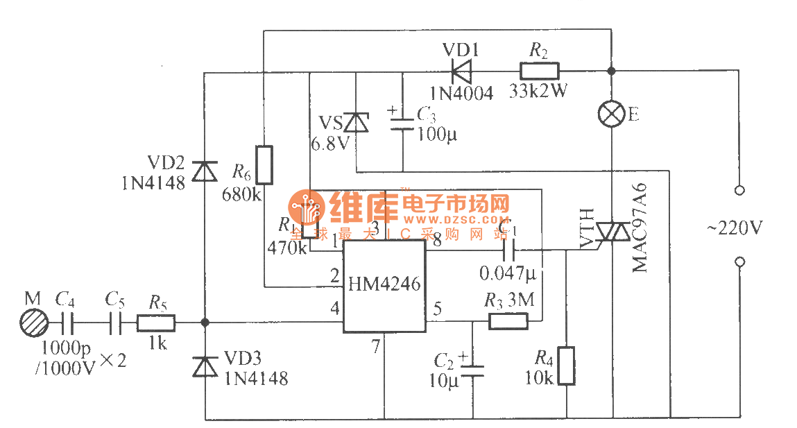 相关元件pdf下载:hm4246   mac97a6