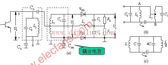 电容耦合式相位鉴频器电路的简单介绍_电源电
