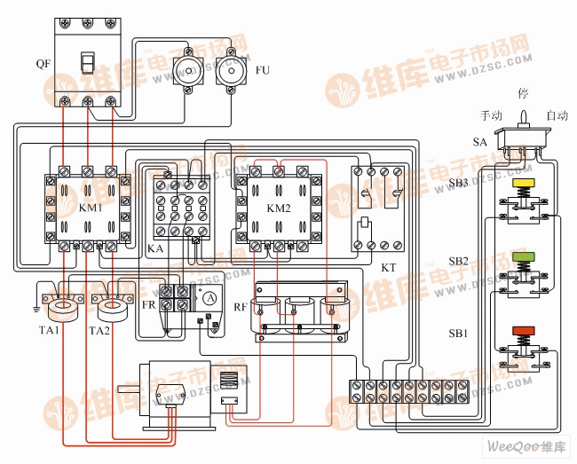 首页 电路图 电源电路 >>频敏变阻器启动器接线图