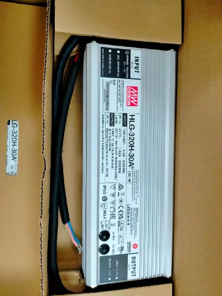 MEAN WELL 明纬电源HLG-320H-30A  LED电源 321W 30V 10.7A IP65 Adj W/Intrl Pot