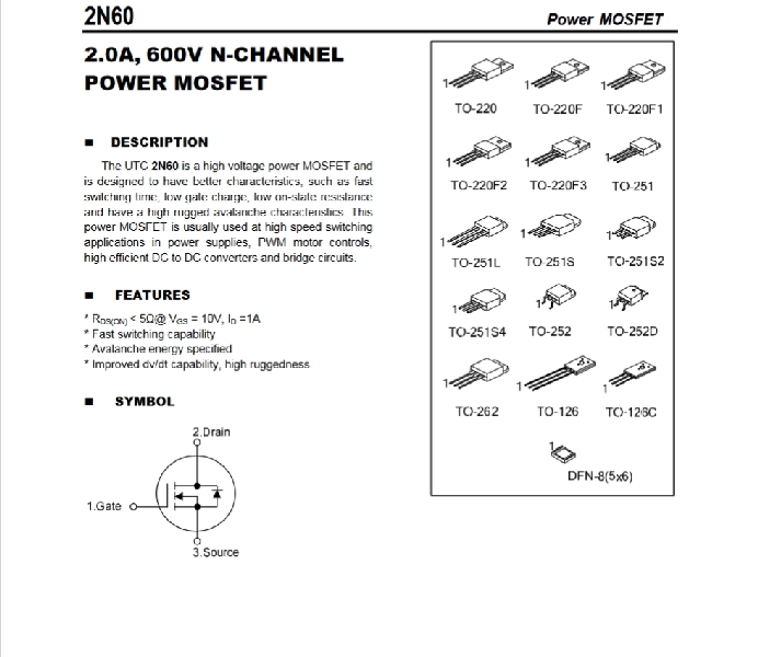 2N60L-TM3-T