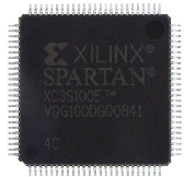 XC3S100E-4VQG100C