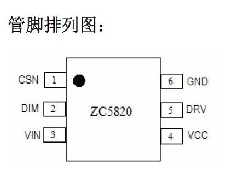 ZC5820原装现货专卖如韵CNPDF规格书SOT2314+ZC5820是一款工作于4V到28V的