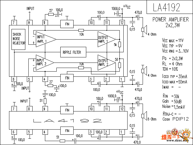 la4282伴音功放电路图图片