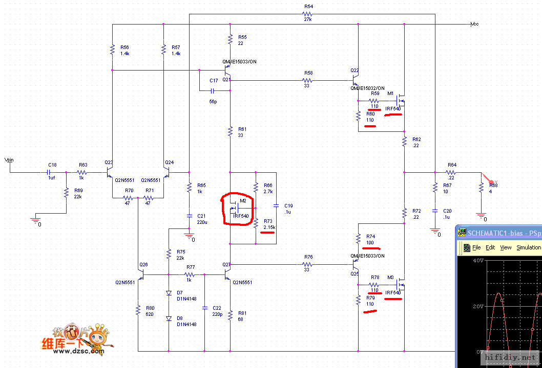 nap-140晶體管功放電原理圖