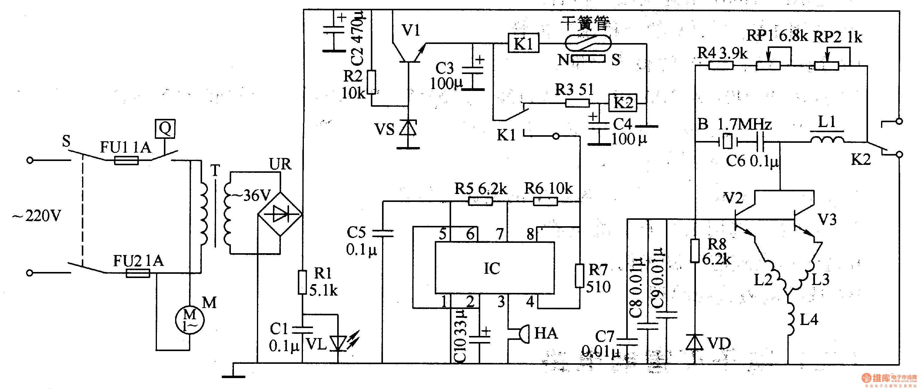 德普dp9502b电路图图片