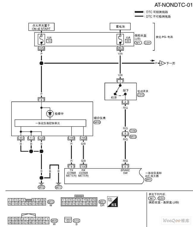 >>nissan新天籁症状的故障诊断电路图