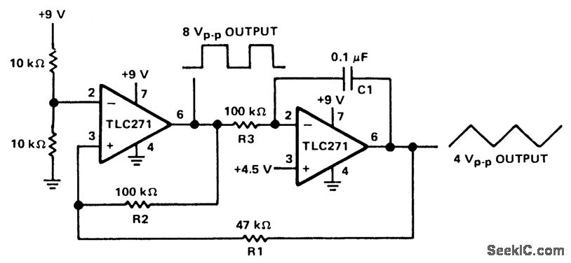 单电源供电的信号(函数)发生器