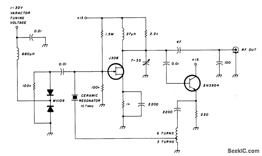 变容二极管调谐电路图图片