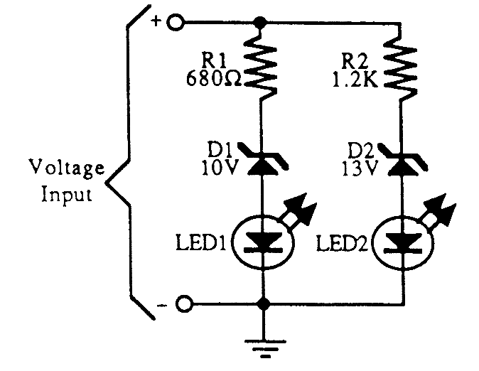 一個簡單的電池狀態指示燈.