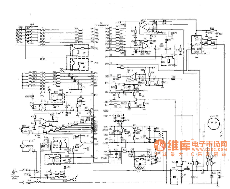 爱仕达电磁炉电路图纸图片